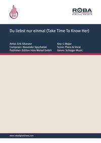 Produktbild: Du liebst nur einmal (Take Time To Know Her)