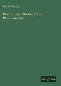 Produktbild: Description of the County of Westmoreland