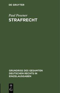 Produktbild: Strafrecht