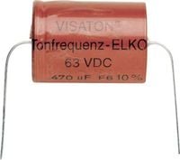 Produktbild: Visaton Bipolar Elco 100 UF Lautsprecher-Kondensator 100 &micro;F