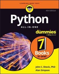 Produktbild: Python All-In-One for Dummies