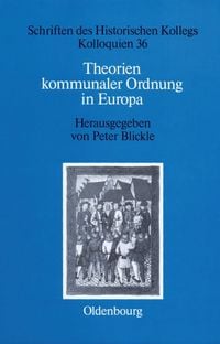 Produktbild: Theorien kommunaler Ordnung in Europa