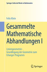 Produktbild: Gesammelte Mathematische Abhandlungen I