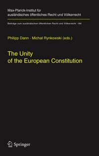 Produktbild: The Unity of the European Constitution