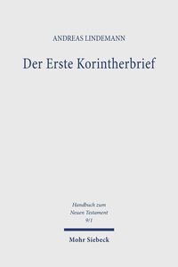 Bild vom Artikel Der Erste Korintherbrief vom Autor Andreas Lindemann