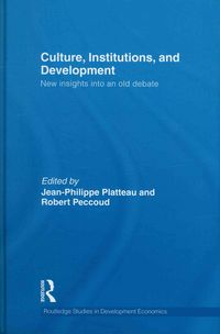 Produktbild: Culture, Institutions, and Development