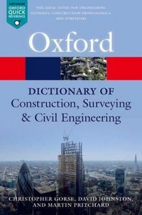Produktbild: A Dictionary of Construction, Surveying, and Civil Engineering
