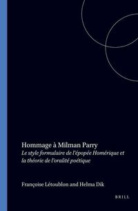 Produktbild: Hommage &Agrave; Milman Parry