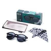 Sonnenbrille VIZOU Light Black, Stärke +1