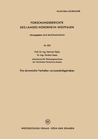 Produktbild: Das dynamische Verhalten von Lastschaltgetrieben