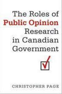 Produktbild: The Roles Public Opinion Rsearch Canadia