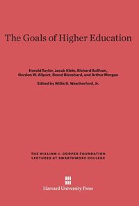 Produktbild: The Goals of Higher Education