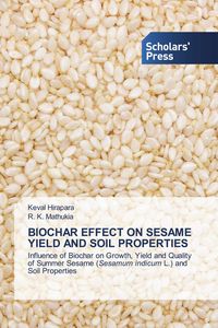 Produktbild: Biochar Effect On Sesame Yield and Soil Properties