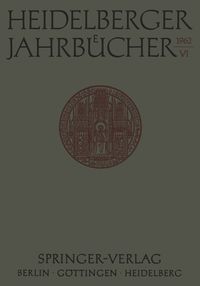 Produktbild: Heidelberger Jahrb&uuml;cher