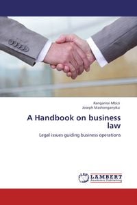 Produktbild: A Handbook on business law