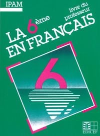 Produktbild: La 6e en francais livre du