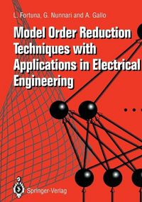 Produktbild: Model Order Reduction Techniques with Applications in Electrical Engineering