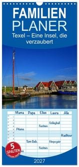 Produktbild: Familienplaner 2027 - Texel &ndash; Eine Insel die verzaubert mit 5 Spalten (Wandkalender, 21 x 45 cm) CALVENDO