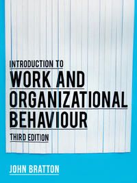 Produktbild: Introduction to Work and Organizational Behaviour