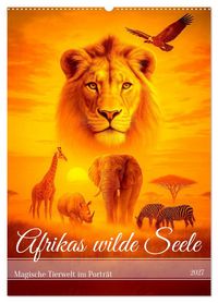 Produktbild: Afrikas wilde Seele - Magische Tierwelt im Portr&auml;t (Wandkalender 2027 DIN A2 hoch), CALVENDO Monatskalender