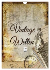 Produktbild: Vintage Welten (Wandkalender 2026 DIN A4 hoch), CALVENDO Monatskalender