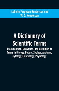 Produktbild: A dictionary of scientific terms