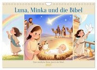 Produktbild: Luna, Minka und die Bibel (Wandkalender 2027 DIN A4 quer), CALVENDO Monatskalender