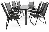 Produktbild: 9-tlg Sitzgruppe Gartenm&ouml;bel Tisch St&uuml;hle Set 189S