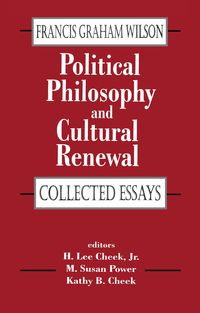 Produktbild: Political Philosophy and Cultural Renewal