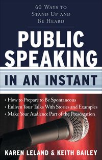 Produktbild: Public Speaking in an Instant