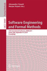 Produktbild: Software Engineering and Formal Methods