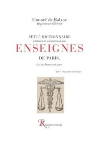 Produktbild: Petit dictionnaire des enseignes