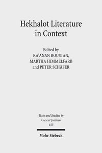 Produktbild: Hekhalot Literature in Context