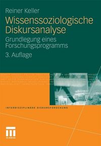 Produktbild: Wissenssoziologische Diskursanalyse