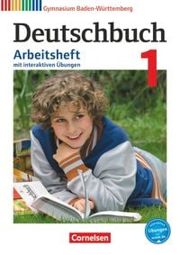 Produktbild: Deutschbuch Gymnasium - Baden-W&uuml;rttemberg - 2016 - 5. Klasse - Arbeitsheft mit L&ouml;sungen und interaktiven &Uuml;bungen auf scook.de