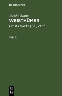 Produktbild: Weisth&uuml;mer. Teil 3