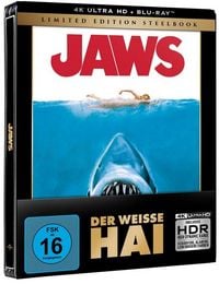 Produktbild: Der wei&szlig;e Hai - Steelbook (4K-UHD+2 Blu-rays)