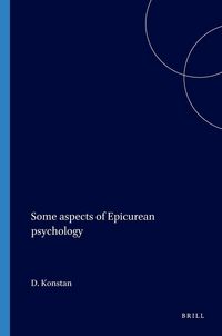 Produktbild: Some aspects of Epicurean psychology