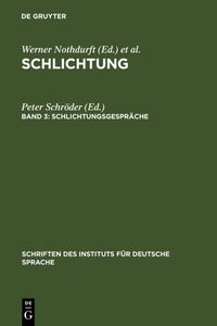 Produktbild: Schlichtungsgespr&auml;che