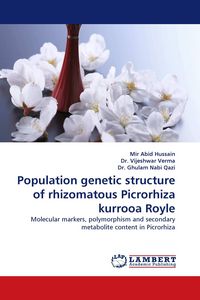 Produktbild: Population genetic structure of rhizomatous Picrorhiza kurrooa Royle