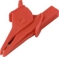 Produktbild: VOLTCRAFT MSK-135 Krokodilklemme gekr&uuml;mmt CAT IV 600 V, CAT III 1000V 10A Rot