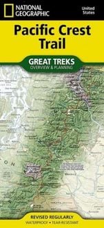 Produktbild: Pacific Crest Trail Planning & Overview Map