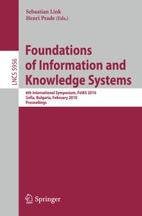 Produktbild: Foundations of Information and Knowledge Systems