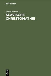Produktbild: Slavische Chrestomathie