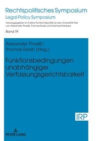 Produktbild: Funktionsbedingungen unabhaengiger Verfassungsgerichtsbarkeit