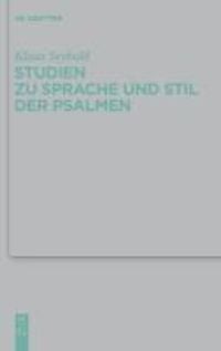 Produktbild: Studien zu Sprache und Stil der Psalmen
