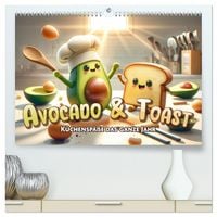 Produktbild: Avocado & Toast - K&uuml;chensp&auml;&szlig;e das ganze Jahr (hochwertiger Premium Wandkalender 2026 DIN A2 quer), Kunstdruck in Hochglanz