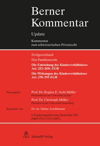 Produktbild: Kindesrecht, Art. 252&ndash;295 ZGB, 8. Erg&auml;nzungslieferung