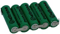 Produktbild: Beltrona RTU5AAZ Akkupack 5x Mignon (AA) Z-L&ouml;tfahne NiMH 6V 2200 mAh