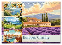 Produktbild: Europas Charme (Tischkalender 2026 DIN A5 quer), CALVENDO Monatskalender